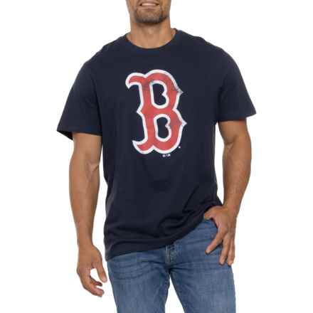 47 BRAND Distressed Imprint ‘47 Club Red Sox T-Shirt - Short Sleeve in Fall Navy