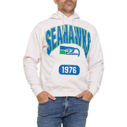 47 BRAND Goated Seattle Seahawks Vintage Dye Pierce Hoodie in Dune