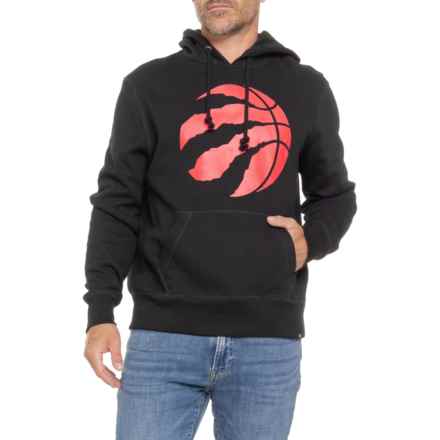 47 BRAND Toronto Raptors Imprint Headline Hoodie in Jet Black