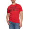 47Brand Houston Rockets Premier Wordmark Franklin T-Shirt - Short Sleeve in Racer Red