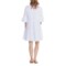 4AUWY_2 4OUR Dreamers Cotton Gauze Tiered Cover-Up Dress - Elbow Sleeve