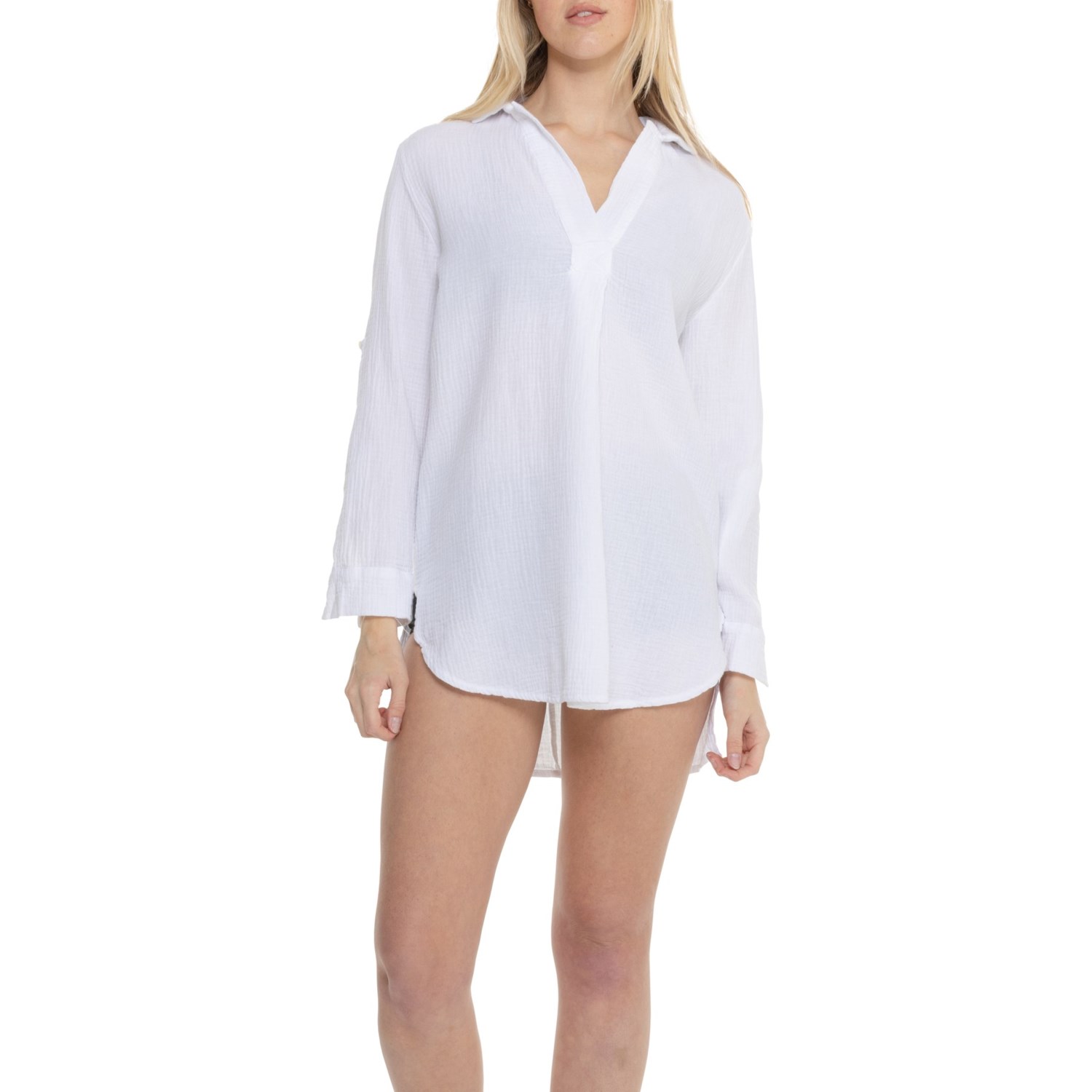 ◇Pleasenofollow◇ Darlin shirring Long Sleeve top White 플리즈노팔로우(PLEASENOFOLLOW) Darlin shirring Long Sleeve