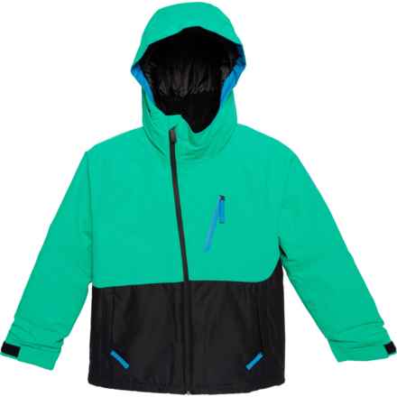 686 Big Boys Hydra Jacket - Waterproof, Insulated in Greenery Colorblock