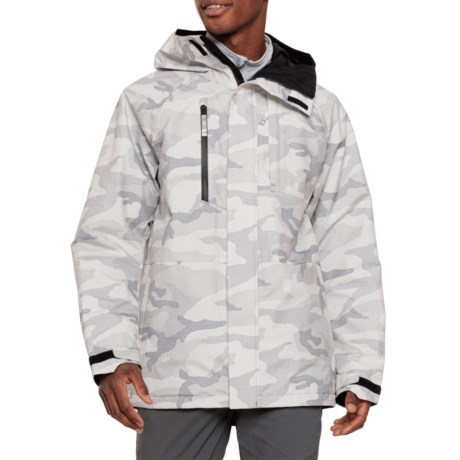 686 Fastlight Snowboard Jacket in White Camo