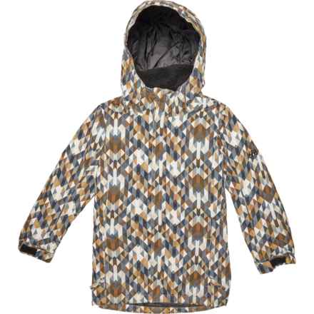 686 Girls Lily Ski Jacket - Waterproof, Insulated in Kaleidoscope Golden Brown
