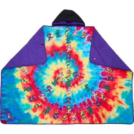 686 infiDRY® Hooded Puffer Blanket - Waterproof, Insulated in Grateful Dead Purple Tie Dye