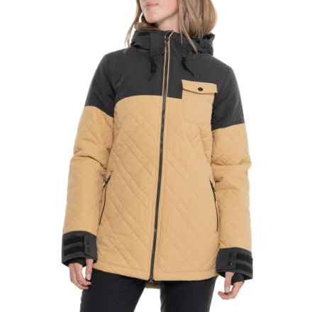 686 Janet Ski Parka - Insulated in Black/Desert Melange