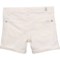 2RHFK_2 7 for All Mankind Little Girls Rolled-Cuff Denim Shorts - 4”