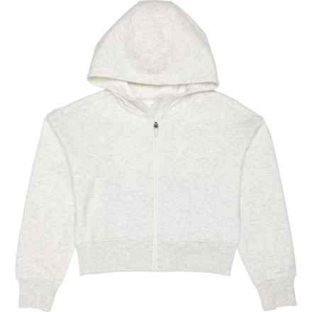 90 Degree by Reflex Big Girls Ascend Scuba Jacket in Htr.Oatmeal