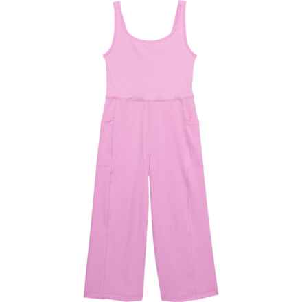 90 Degree by Reflex Big Girls Wide Leg Romper - Sleeveless in Opera Mauve