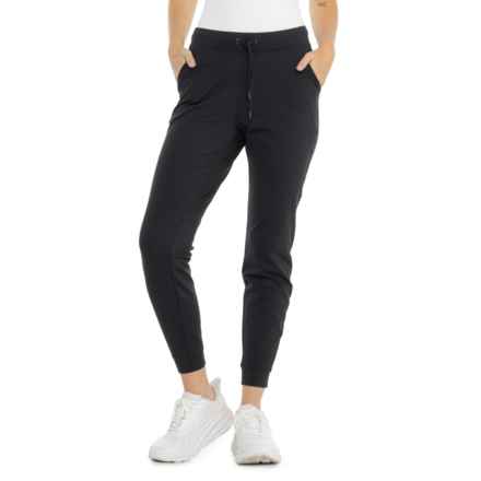 90 Degree by Reflex Hampton Interlock Side Pocket Sport Joggers in Black