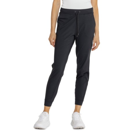 90 Degree by Reflex Hampton Interlock Sport Joggers in Black