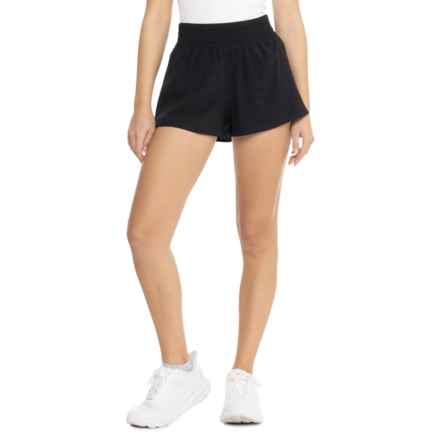90 Degree by Reflex Lightstreme Love and Flutter Running Shorts - Built-In Liner in Black