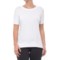 460RC_2 90 Degree by Reflex Missy CrissCross Back Shirt - Short Sleeve (For Women)