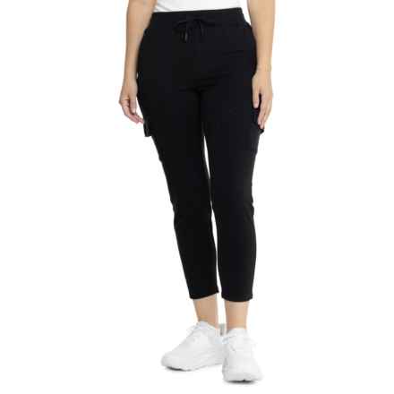 90 Degree by Reflex Terry Fleece Jamie Tapered Joggers in Black