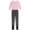 509FX_2 90 Degree by Reflex Terry Knit Shirt and Leggings Set - Long Sleeve (For Big Girls)