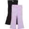 11TJ4_2 90 Degree by Reflex Toddler Girls Madison Flare Leggings - 2-Pack