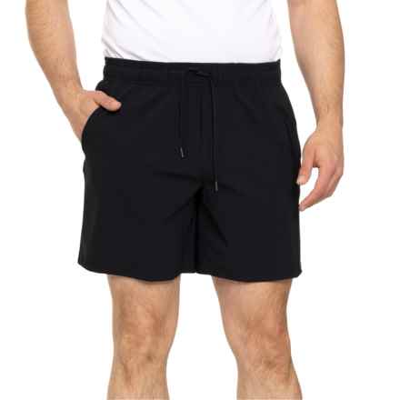 90 Degree by Reflex Warp End Zone Shorts - 7” in Black