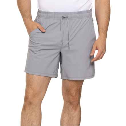 90 Degree by Reflex Warp End Zone Shorts - 7” in Weathervane