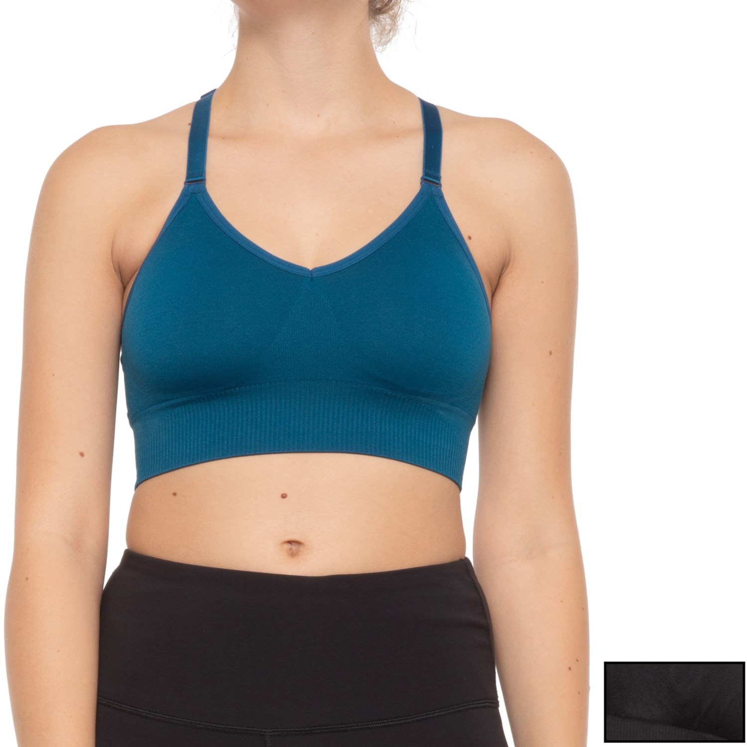 90 DEGREE Seamless Racerback Sports Bras (For Women) Save 40