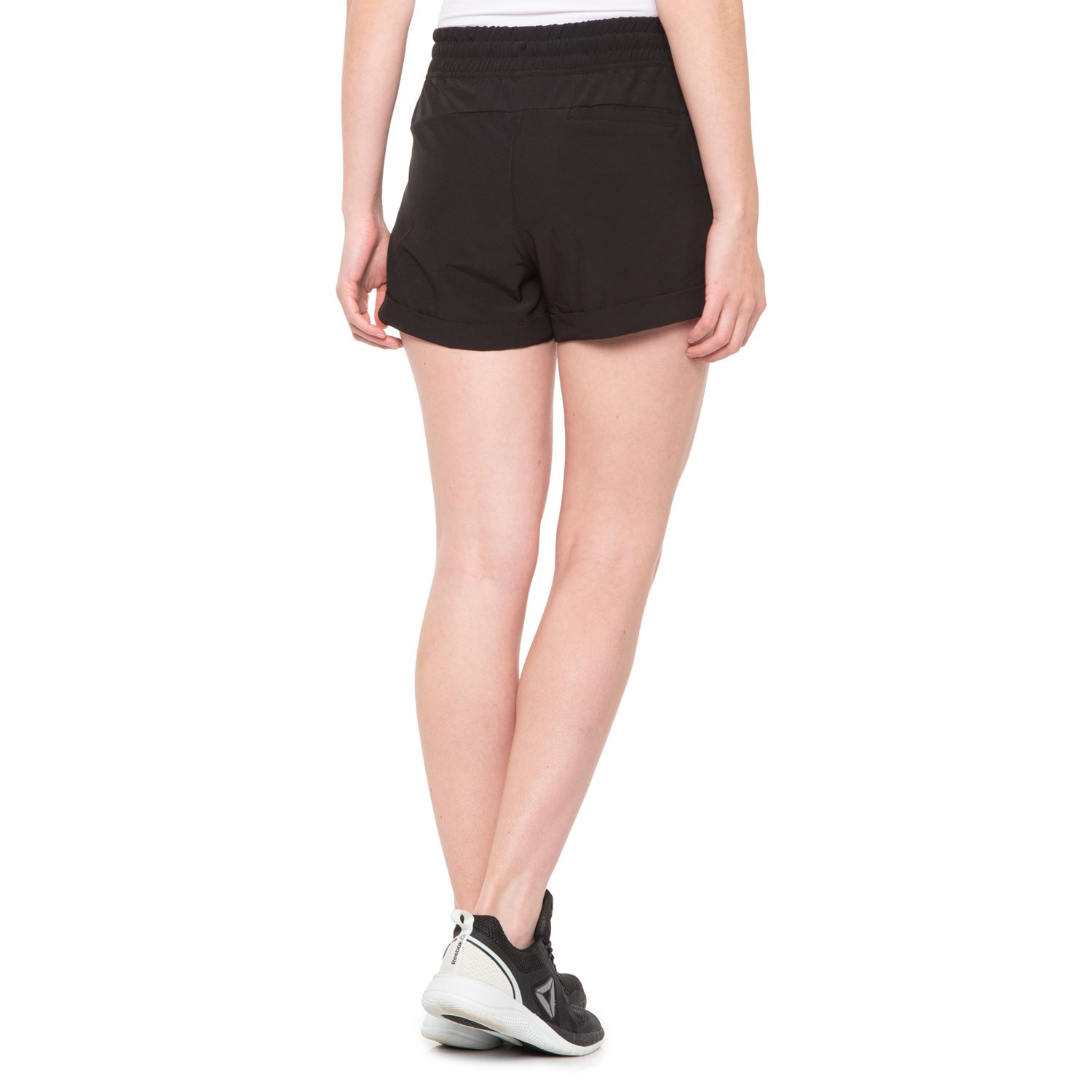90 DEGREE Woven Roll-Cuffed Shorts (For Women) - Save 87%