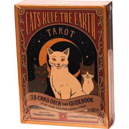 Abrams Cats Rule the Earth Tarot Card Deck and Guide Book in Multi