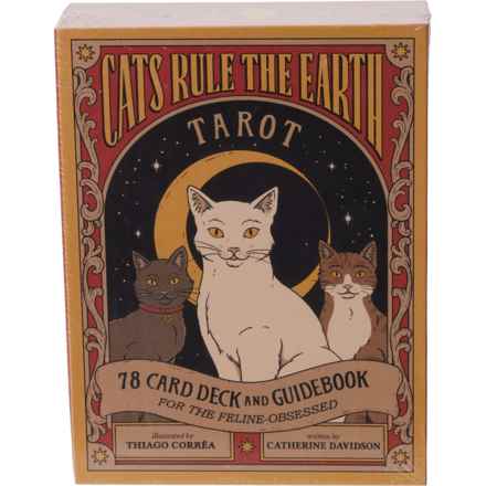 Abrams Cats Rule the Earth Tarot Deck in Multi