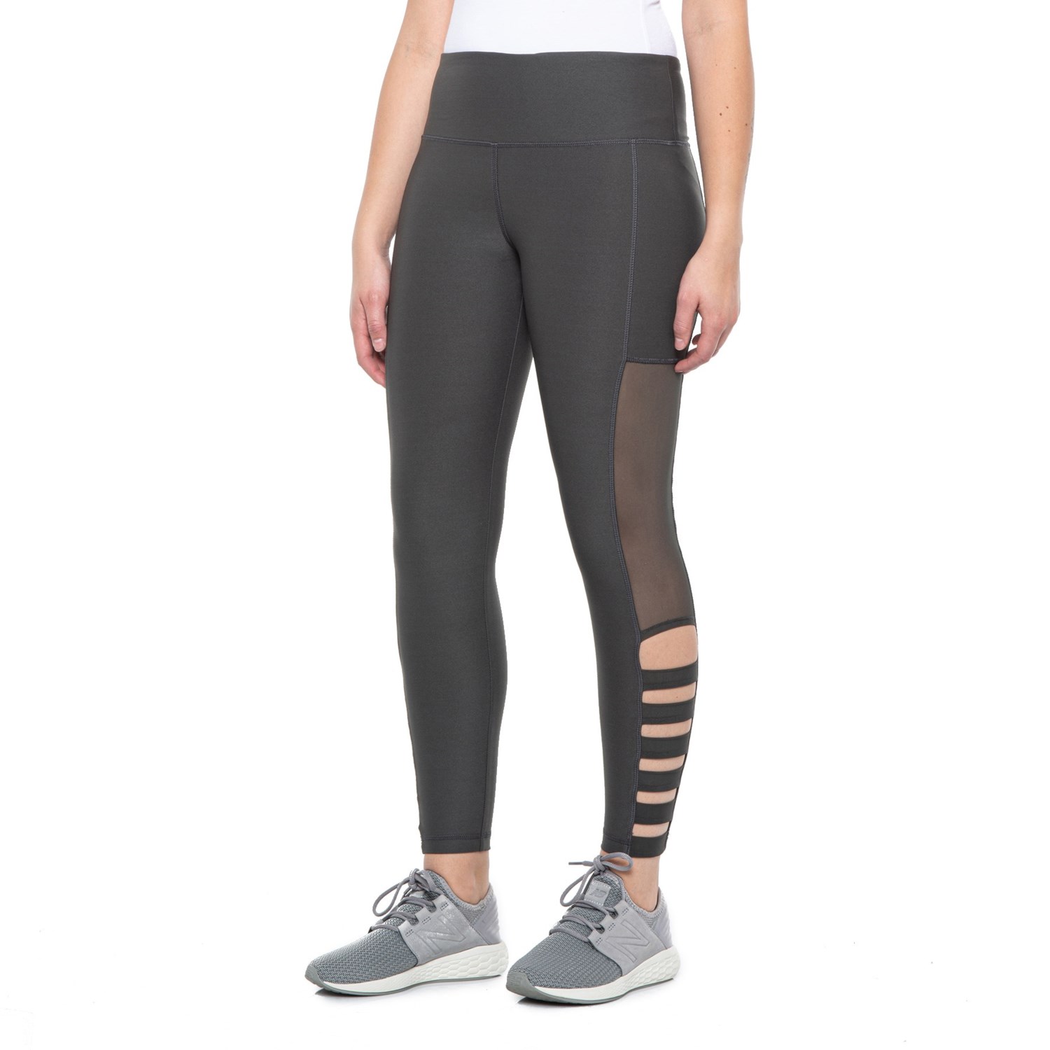 Absolutely Fit Mesh and Lattice Leggings (For Women) - Save 57%