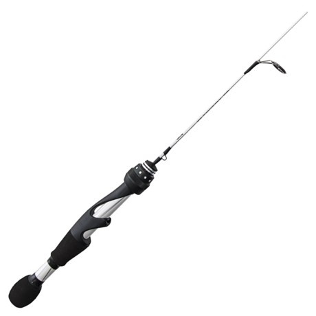 Abu Garcia Veritas 2.0 Ice Fishing Rod - 27â, Medium-Light in Black/White