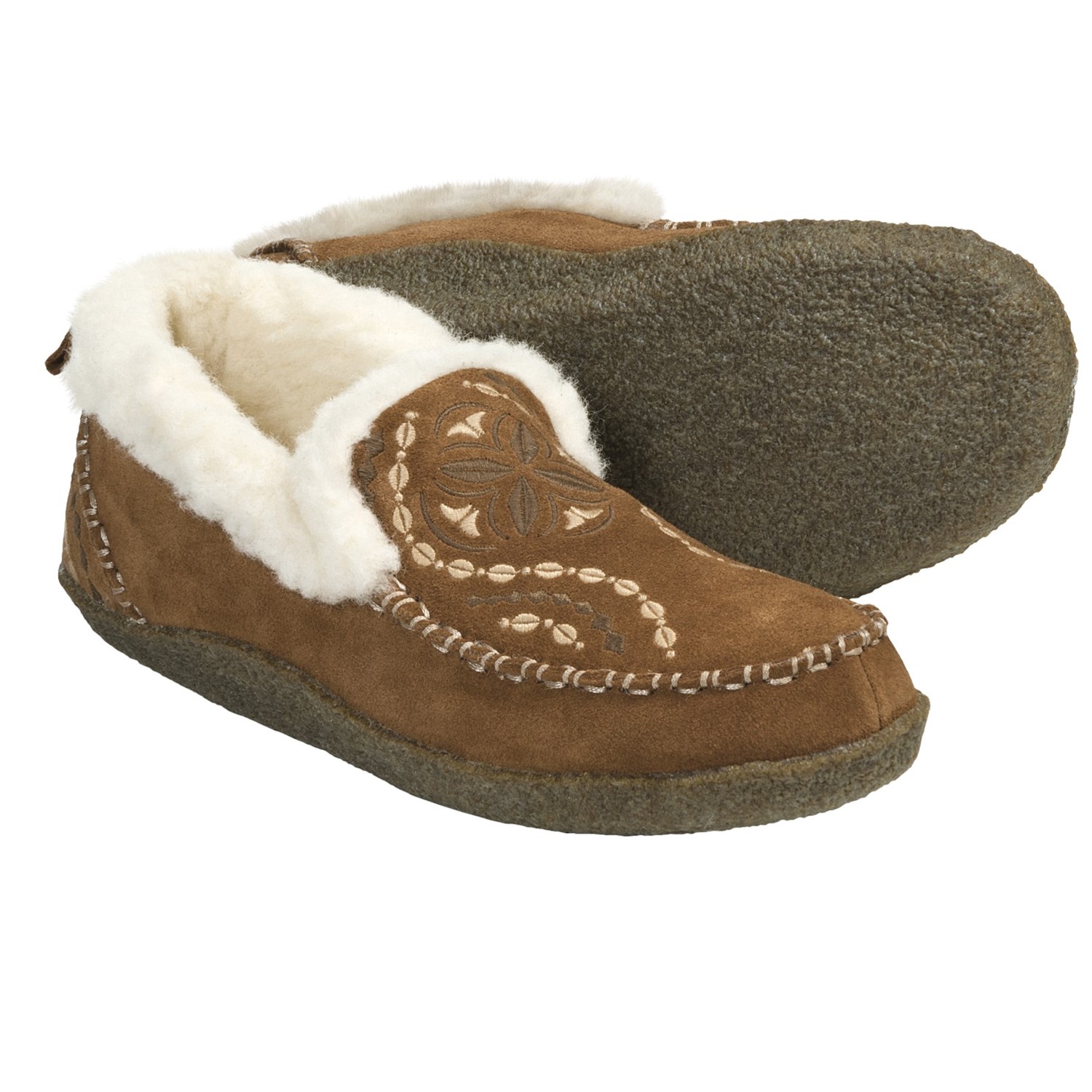 Acorn Mikka Slippers - Suede, Wool Fleece-Lined (For Women) - Save 34%