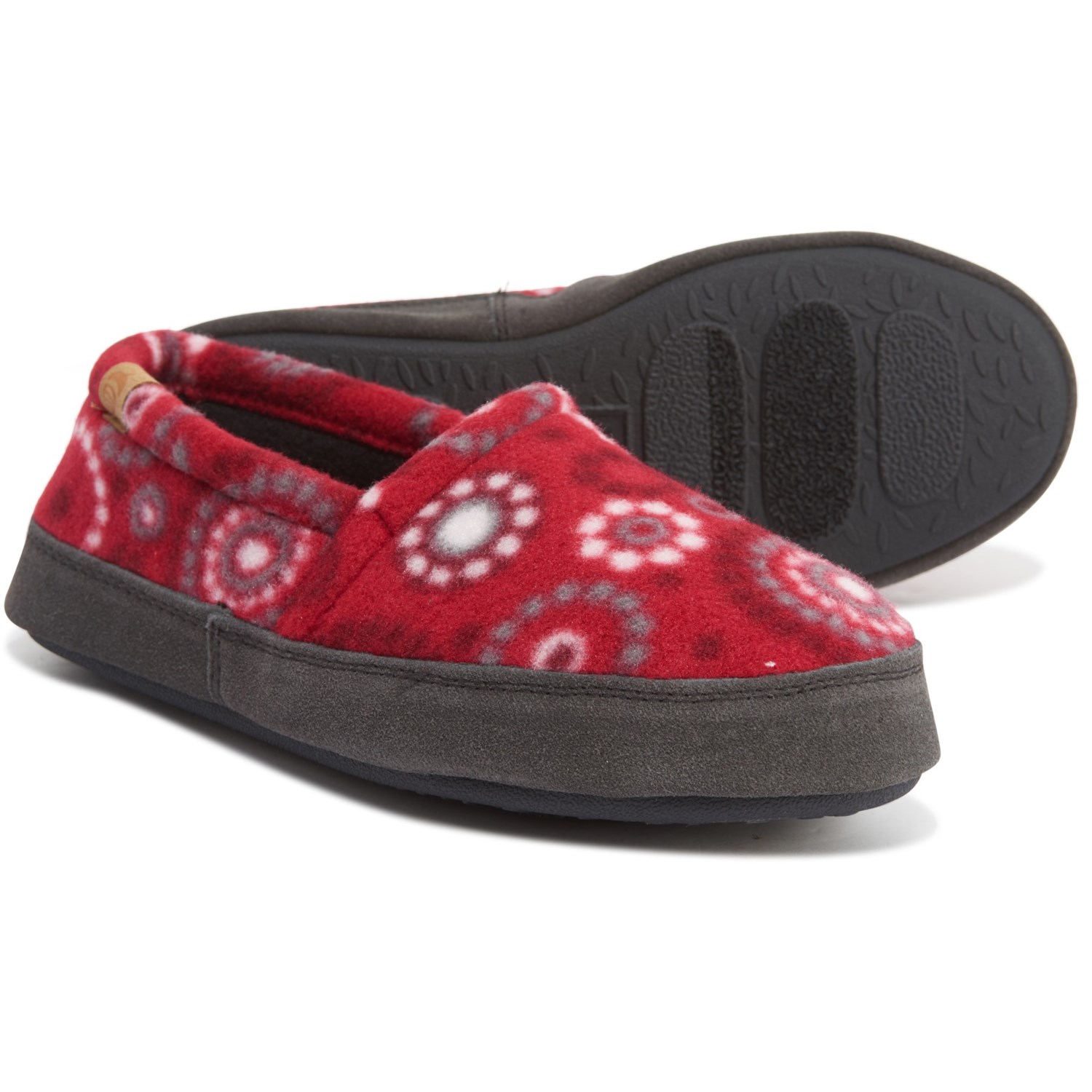 Acorn Moc Fleece Slippers For Kids