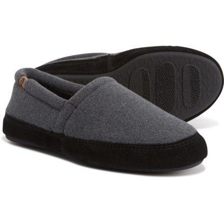 acorn polar fleece slippers