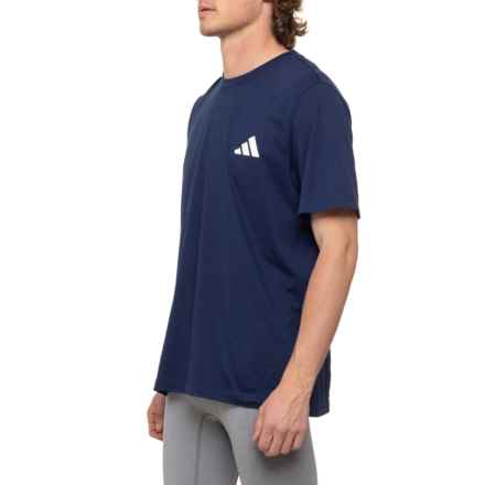 adidas 3 Bar Logo Graphic T-Shirt - Short Sleeve in Team Navy Blue Mel
