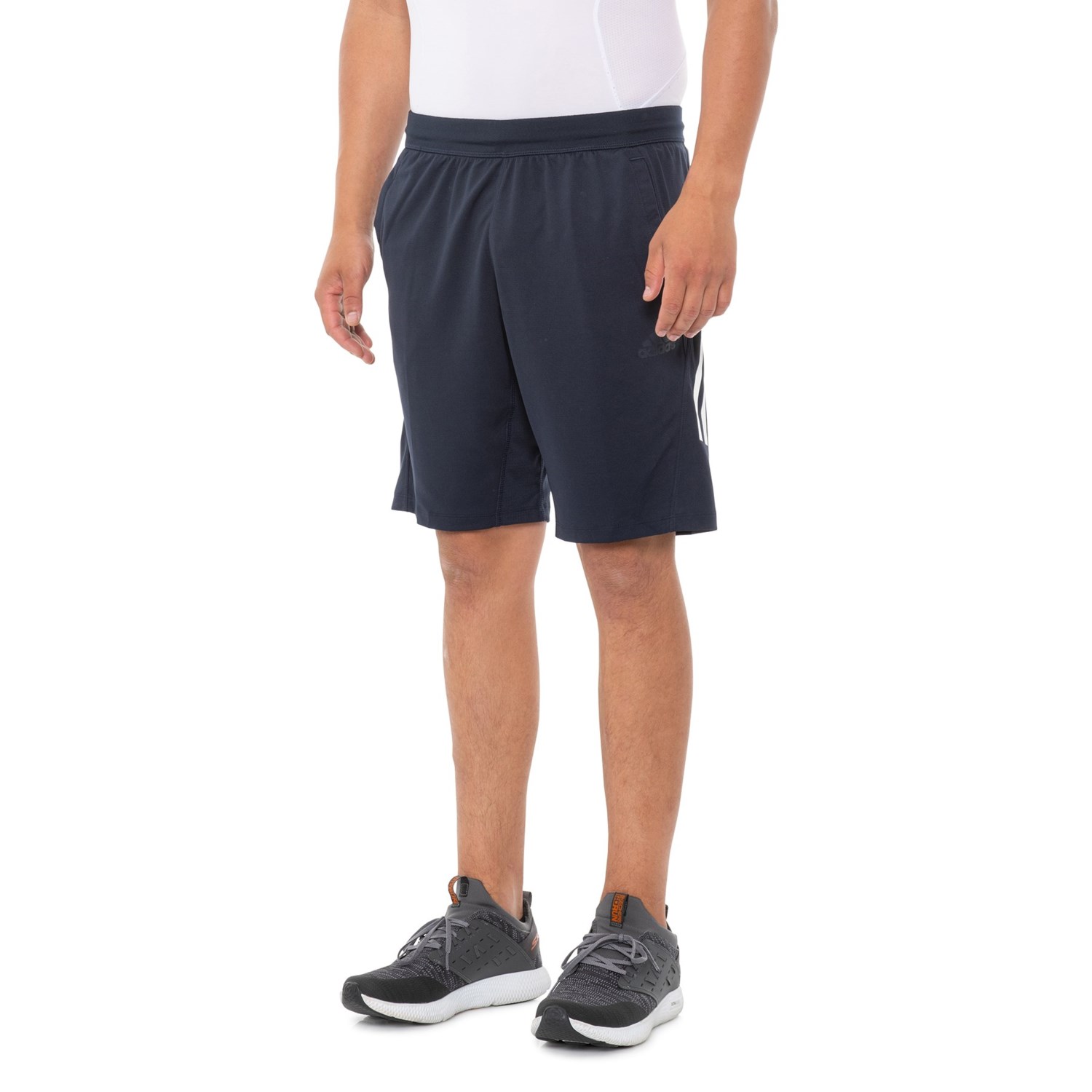 adidas 3Stripe Knit Shorts (For Men) Save 52