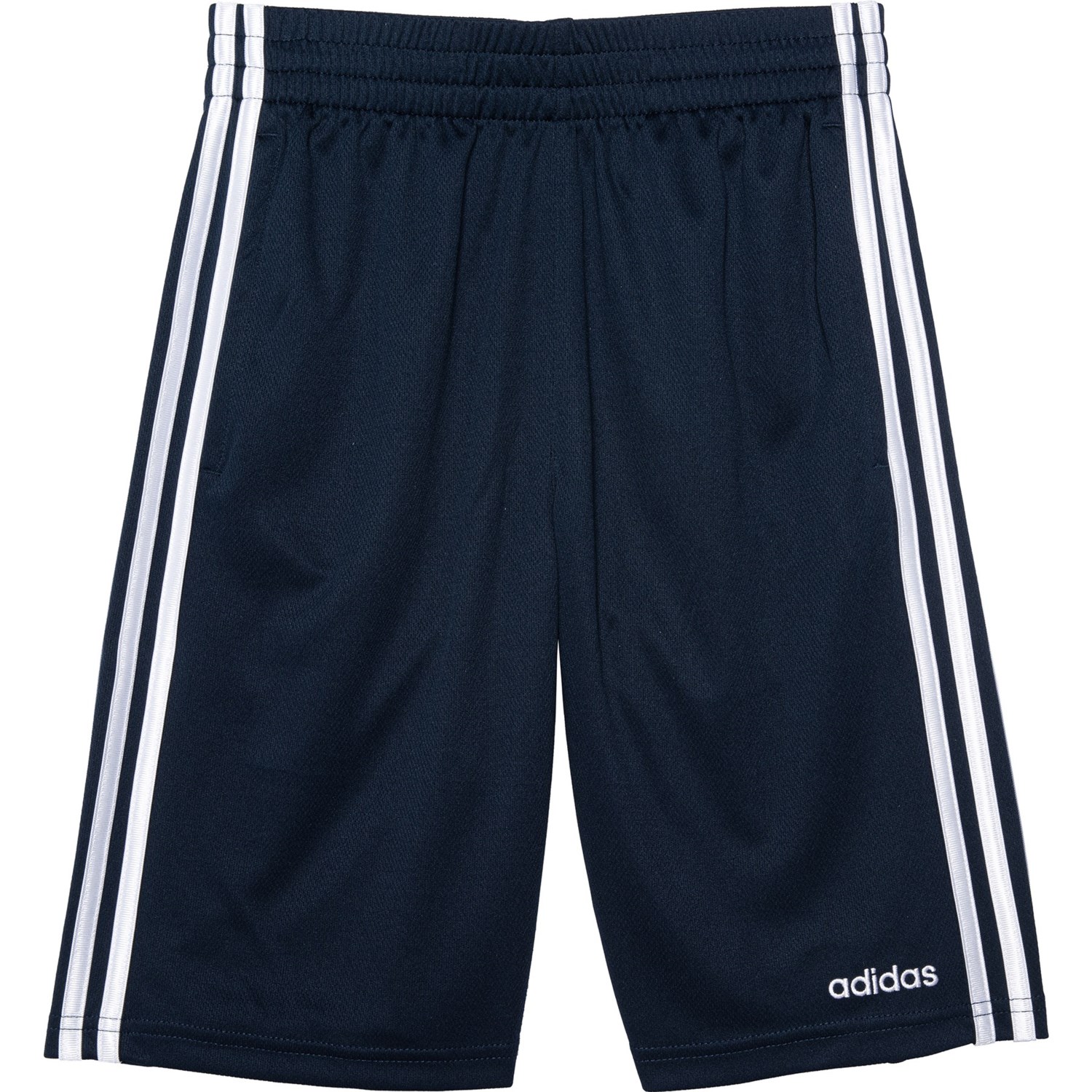 boys navy adidas shorts