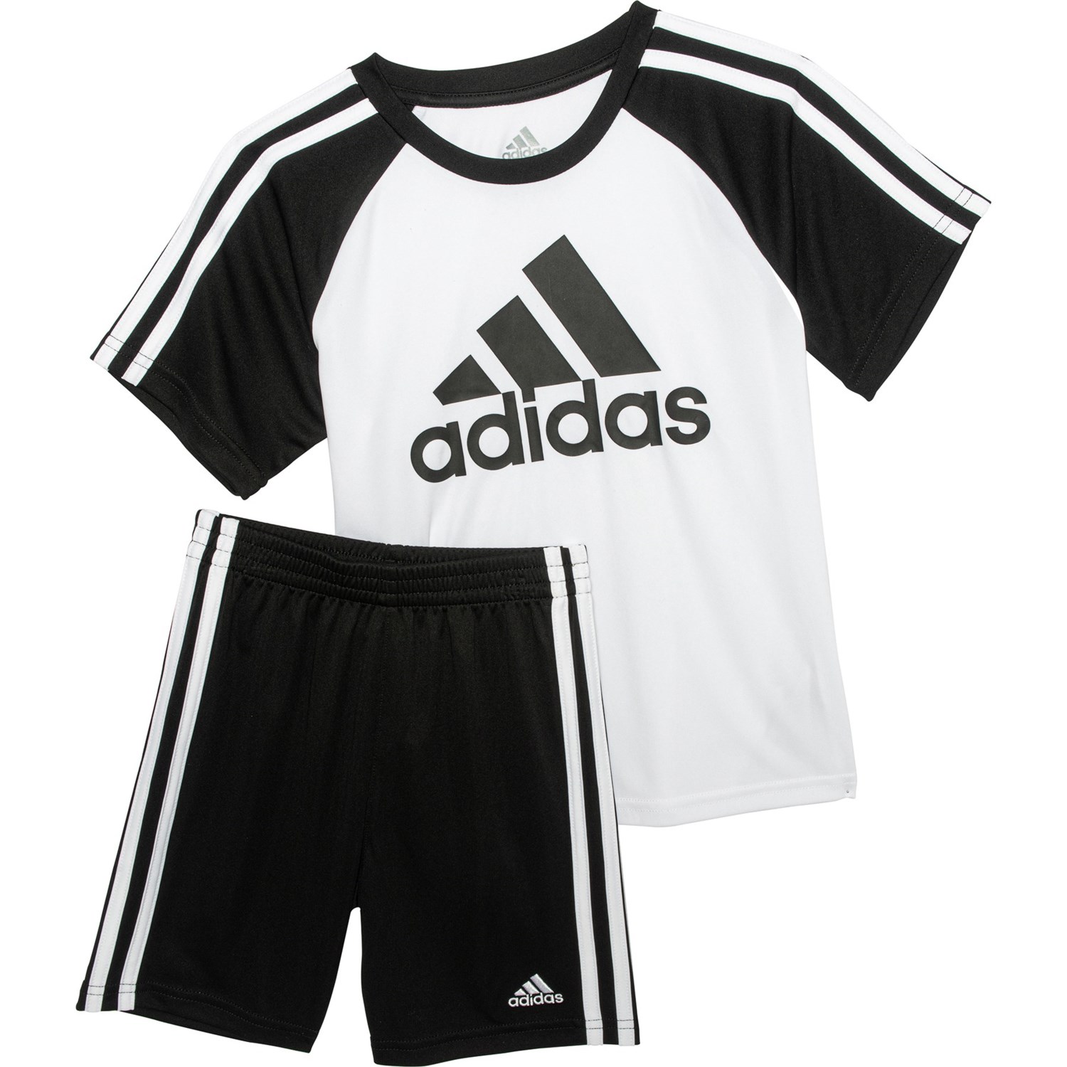 adidas shorts and top set