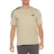 adidas 3-Stripe T-Shirt - Short Sleeve in Wonder Cargo/Black