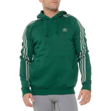 adidas 3-Stripes Hoodie in Collegiate Green