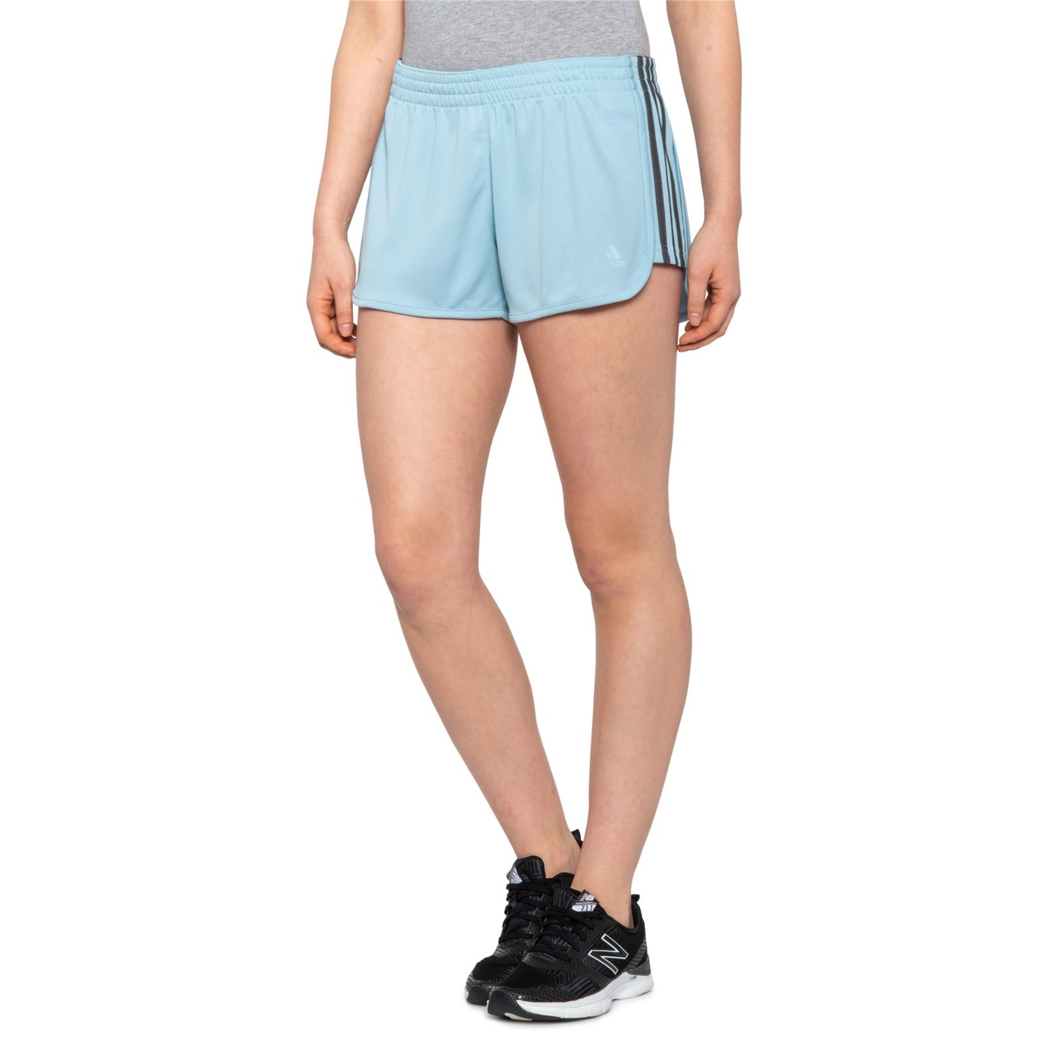 adidas grey shorts womens
