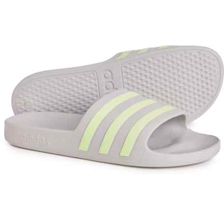 adidas Adilette Aqua Open-Toe Sandals (For Men) in Grey Two