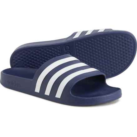 adidas Adilette Aqua Slide Sandals (For Men) in Nvywht