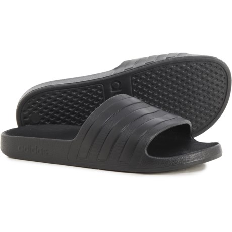 adidas Adilette Aqua Slide Sandals (For Women) in Core Black