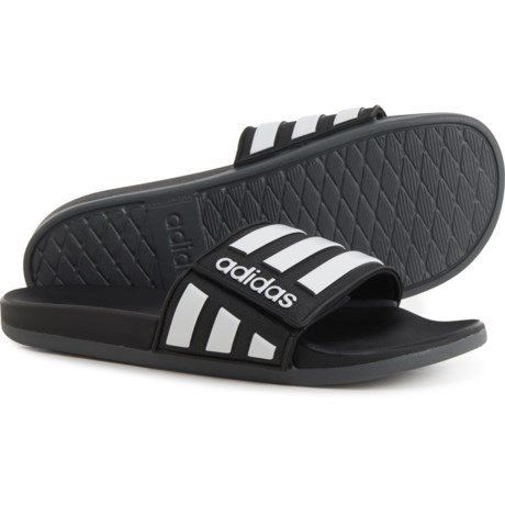 Adidas men's adilette hot sale comfort adjustable slides