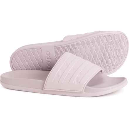 adidas Adilette Comfort Slide Sandals (For Men) in Preloved Fig