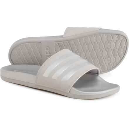 adidas Adilette Comfort Slide Sandals (For Women) in Grey Two