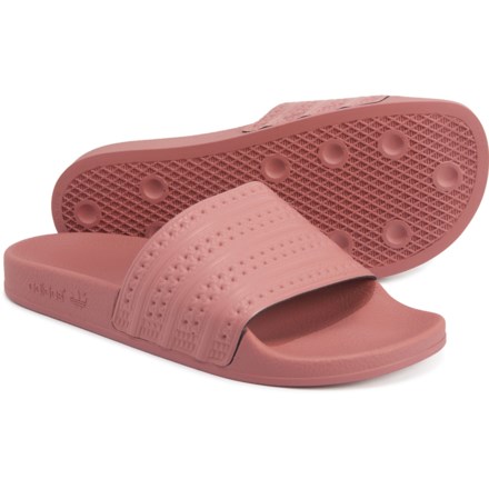 adilette slides ash pink