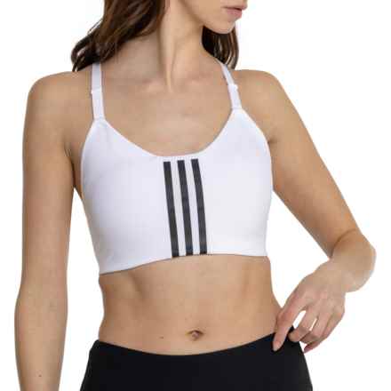 adidas Aero Impact Sports Bra - Low Impact in White