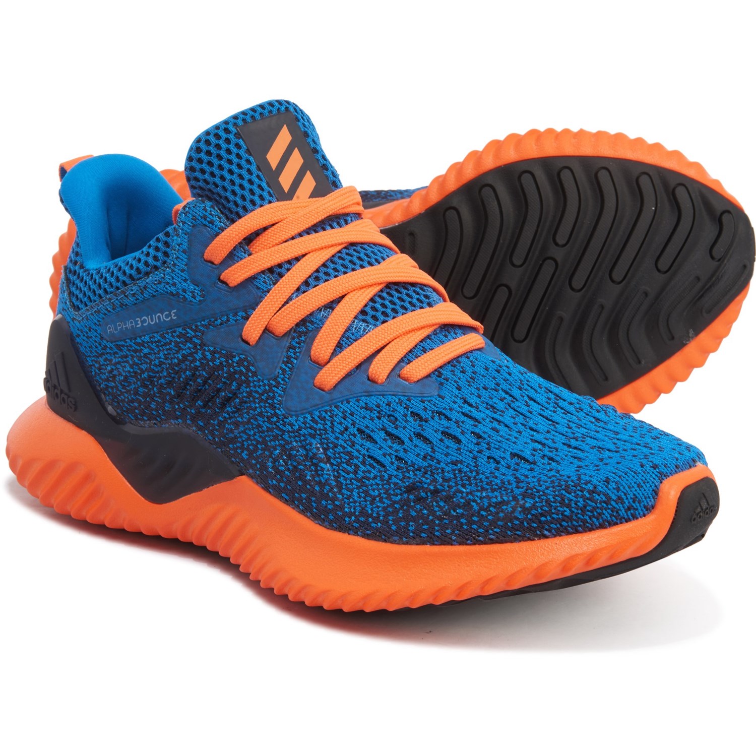 orange adidas running shoes