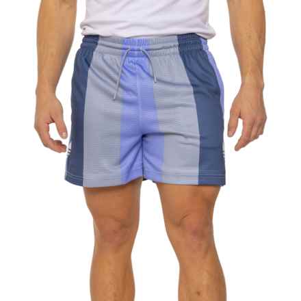 adidas AOP Trefoil Shorts in Halo Silver/Cloud White