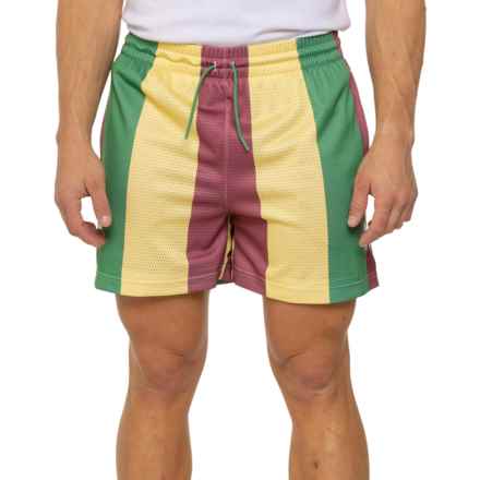 adidas AOP Trefoil Shorts in Preloved Crimson/Cloud White